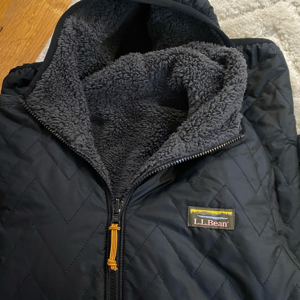 LL Bean reversible coat